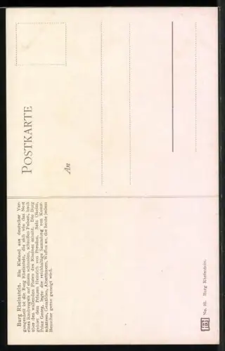 AK Burg Rheinstein, Dampfer