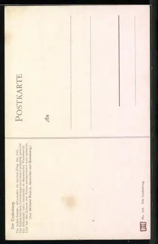 AK Bad Godesberg, Blick auf die Godesburg