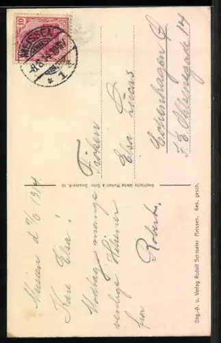 AK Meissen, Albrechtsburg, Wandgemälde Der Prinzenraub