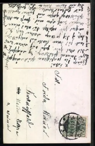 AK Blick aus dem Luftschiff nach der Wartburg