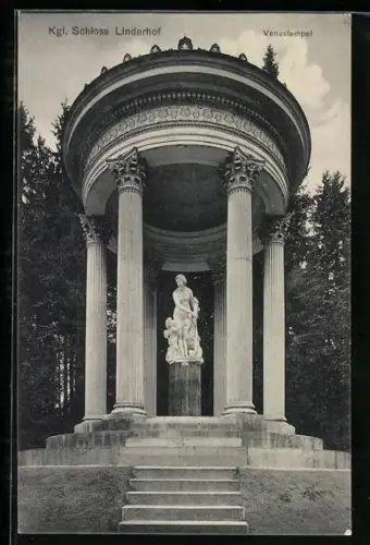 AK Schloss Linderhof, Der Venustempel