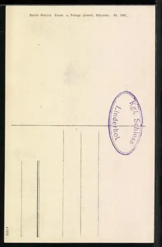 AK Schloss Linderhof, Der Venustempel