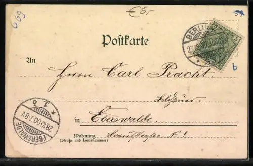 Lithographie Berlin, Königliches Schloss und Lustgarten