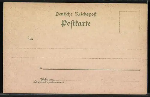 Lithographie Coburg, Veste und Umgebung bei Nacht