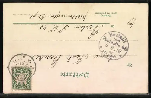 Lithographie Herrenchiemsee, Paradebett, Porzellanzimmer, Paradezimmer, Spiegelgalerie, Berathungszimmer