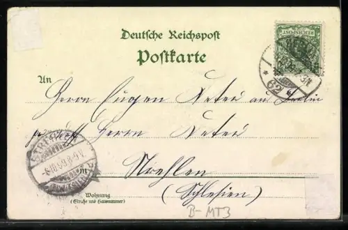 Lithographie Berlin, Königliches Schloss, Denkmal, Strassenpartie mit Kutsche, Schlossbrunnen