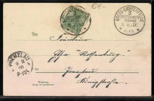 Lithographie Berlin, Königliches Schloss, Lustgartenseite mit Denkmal