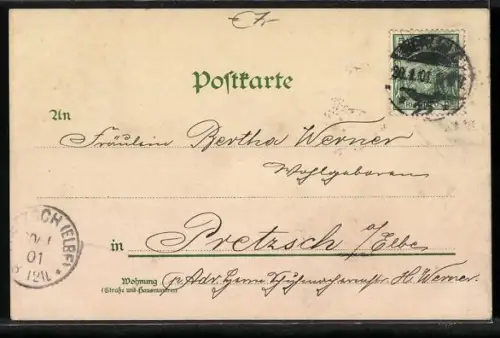 Lithographie Berlin, Königliches Schloss, Denkmal d. Grossen Kurfürsten