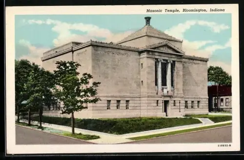 AK Bloomington, IN, Masonic Temple, Freimaurer