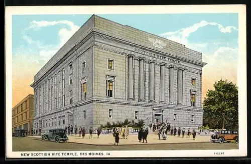 AK Des Moines, IA, New Scottish Rite Temple