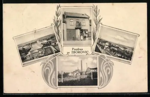 AK Zborovice, J. Kuba, Panorama