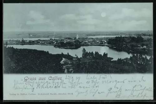 Mondschein-AK Callies, Panorama