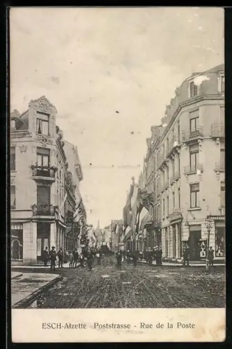 AK Esch, Blick in die Poststrasse