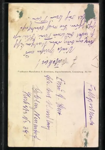 AK Esch, Blick in die Poststrasse