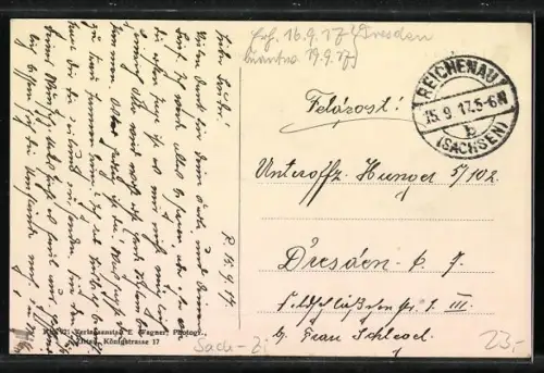 AK Reichenau i. S., Partie am Schützenhaus