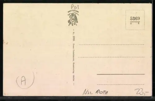 AK Rothenburg /Lausitz, Brüderhaus Zoar vom Weg aus