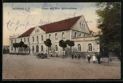 AK Reichenau i. S., Blick zum Schützenhaus