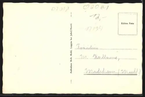 AK Jabel /Meckl., Blick über den Jabeler See