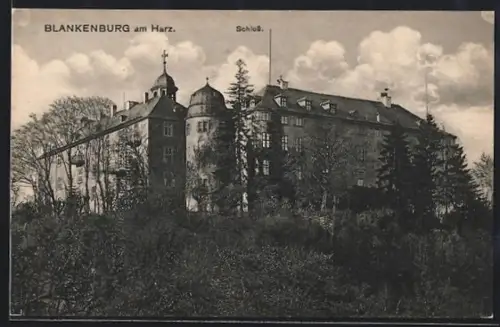AK Blankenburg / Harz, Schloss, Aussenansicht
