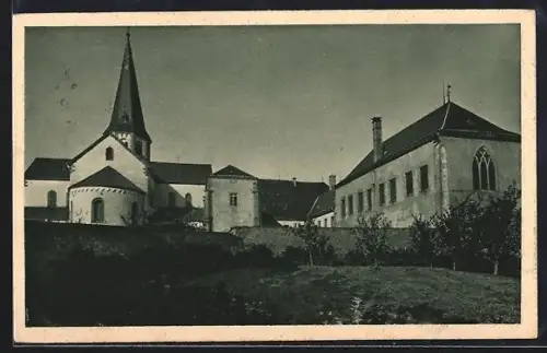 AK Urft /Eifel, Salvatorkolleg Steinfeld, Kirche, Sakristei und Hauskapelle
