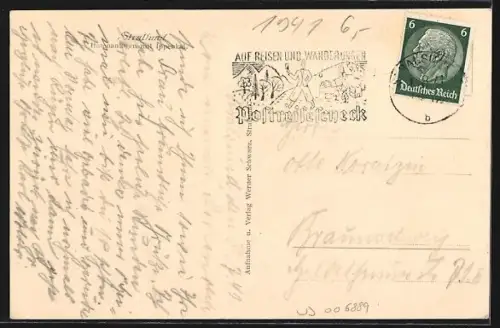 AK Stralsund, Hafenanlagen mit Ippenkal