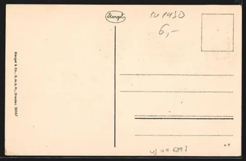 AK Göhren / Rügen, Partie an der Schlucht