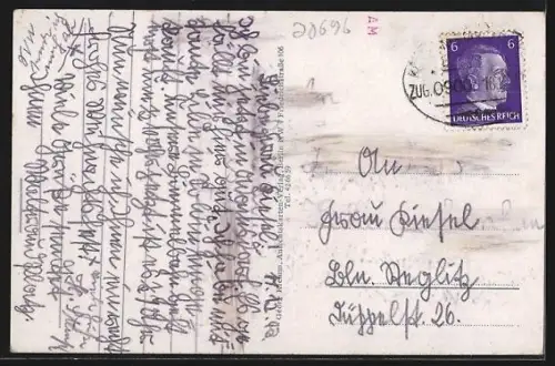 AK Berlin-Hohenschönhausen, Durchblick zum Obersee