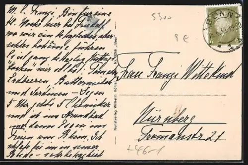 AK Bonn a. Rh., Marktplatz mit Rathaus, Strassenbahn