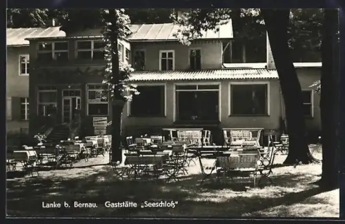 AK Lanke b. Bernau, Gaststätte Seeschloss H. Zimmler