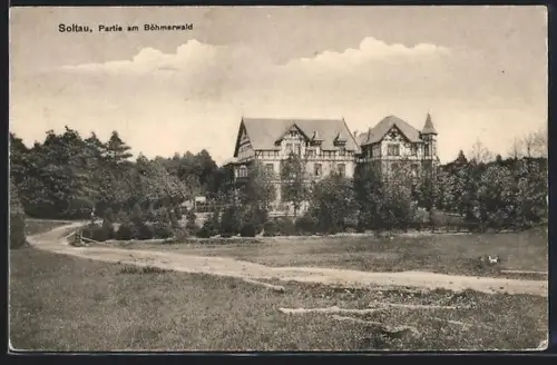 AK Soltau, Partie am Hotel Böhmerwald