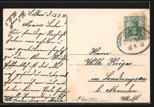 AK Soltau, Partie am Hotel Böhmerwald