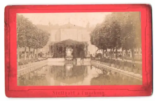 Fotografie F. Brandseph, Stuttgart, Ansicht Stuttgart-Cannstatt, Blick nach dem Wilhelm Festsaalbau