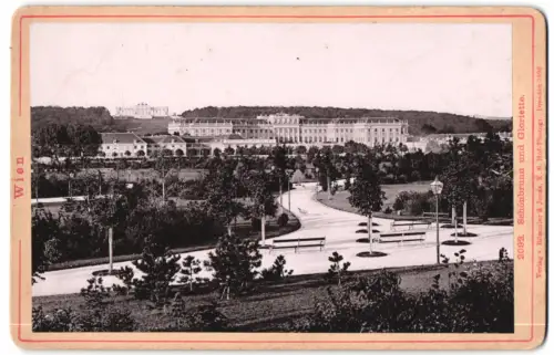 Fotografie Römmler & Jonas, Dresden, Ansicht Wien, Blick nach Schönbrunn und Gloriette