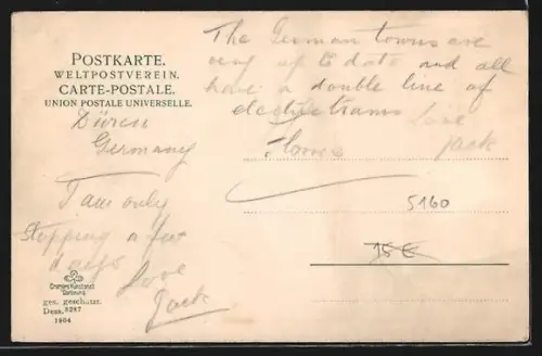 AK Düren / Rhld., Blick in die Schenkelstrasse