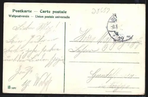 AK Berlin, Partie am Brandenburger Ufer, Waisenbrücke, Märkisches Museum