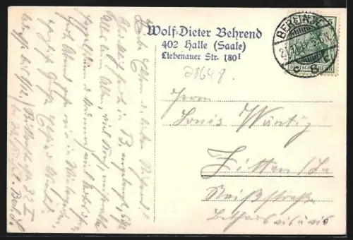 AK Berlin-Friedrichshain, Oberbaum-Brücke