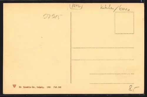 AK Frankfurt-Westend, Kutschen am Senckenbergianum