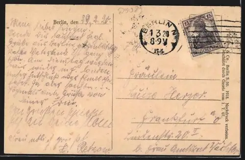 AK Berlin-Tiergarten, Café Vaterland am Potsdamer Platz, Innenansicht