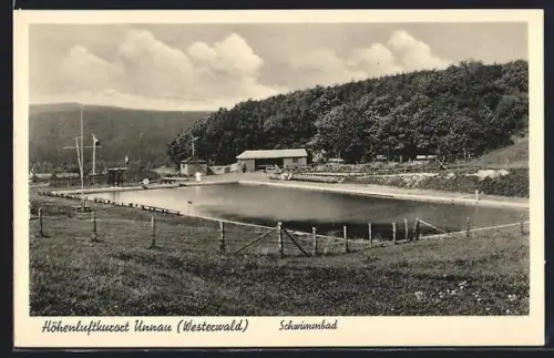AK Unnau /Westerwald, Schwimmbad