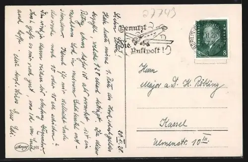 AK Berlin, Dom und Altes Museum bei Nacht