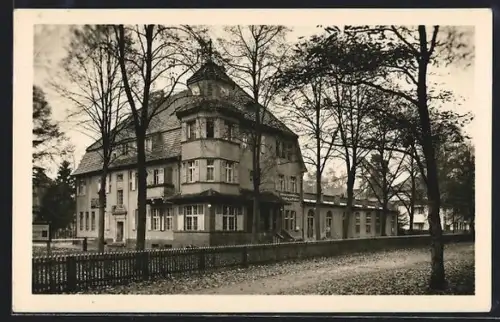 AK Templin / Mark, FDGB-Ferienheim Aufbau