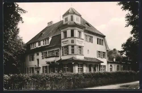 AK Templin / Mark, FDGB-Ferienheim Aufbau