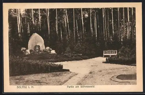 AK Soltau i. H., Partie am Böhmewald