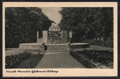 AK Pritzwalk, Ehrenmal der Gefallenen des Weltkrieges