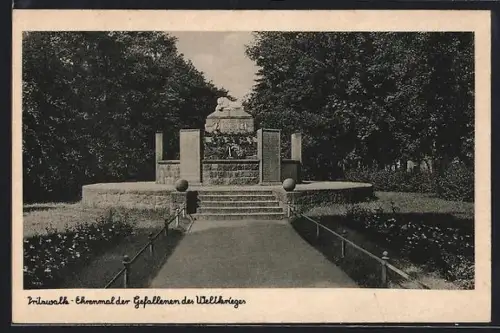 AK Pritzwalk, Ehrenmal der Gefallenen des Weltkrieges