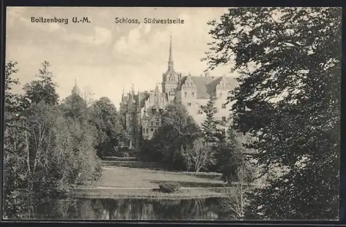 AK Boitzenburg, Schloss, Südwestseite