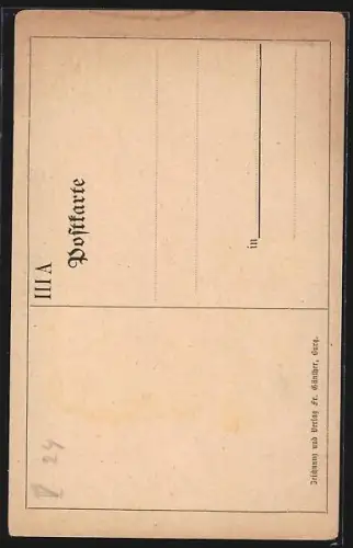 Künstler-AK Burg b. M., Partie im Breitenweg