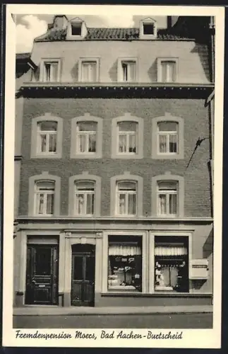AK Bad Aachen-Burtscheid, Hotel Moers, Burtscheidermarkt 19