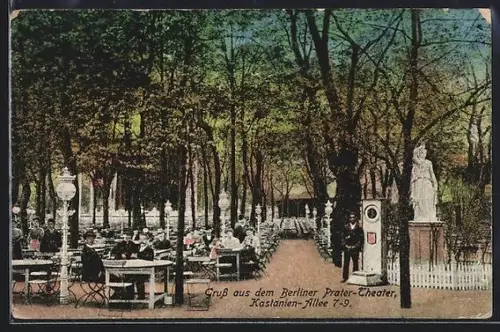 AK Berlin-Prenzlauer Berg, Gasthaus Berliner Prater-Theater, Kastanien-Allee 7- 9