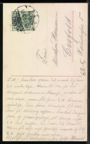 AK Elegante Dame mit federgeschmücktem Hut, Mode 1909/10